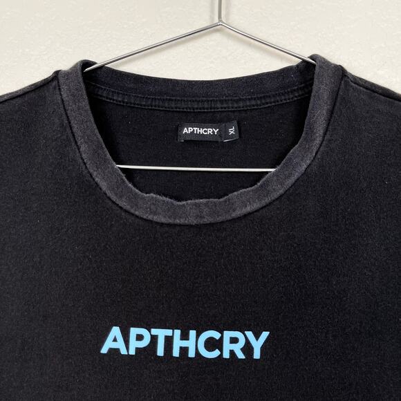 APTHCRY Seth Fowler Graphic T Shirt Black Blue XL First Merch Release 2020 Faded - Picture 4 of 6